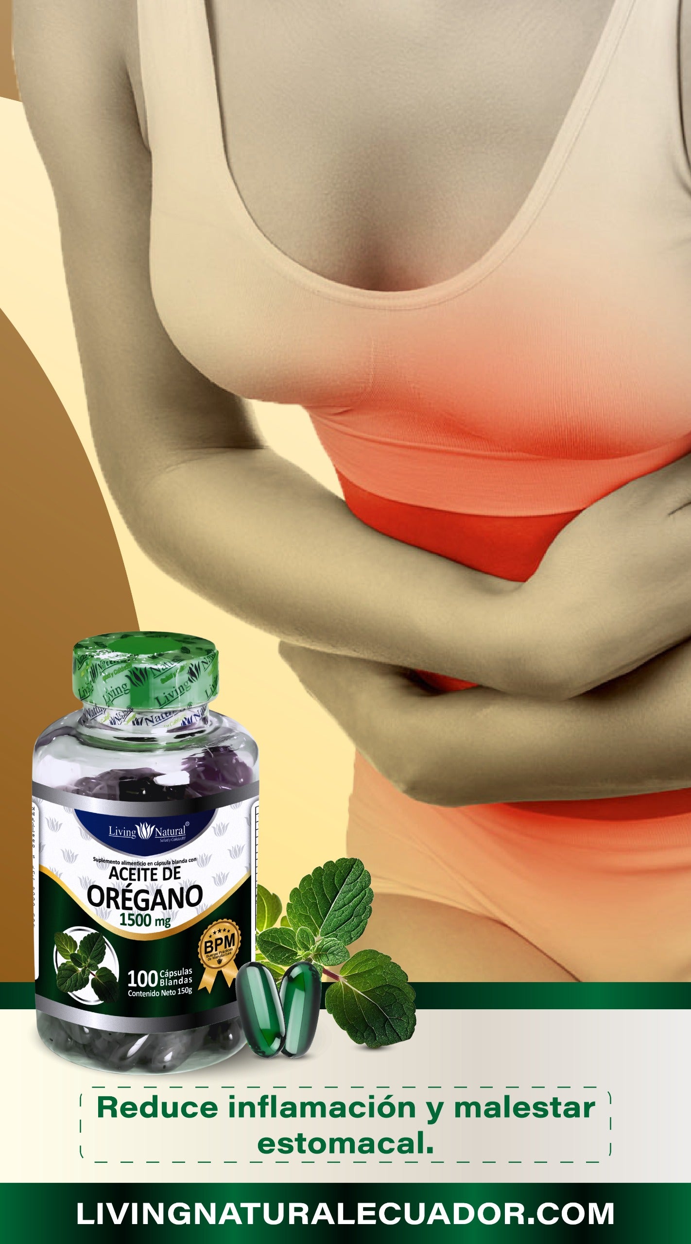 aceite de oregano1500mg  100cap